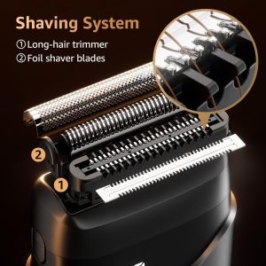 Mbzoey Electric Foil Shavers for Men: Mini Electric Razor for Face